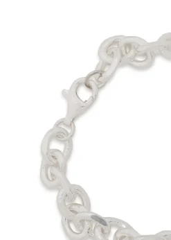 Icon sterling silver-plated chain bracelet