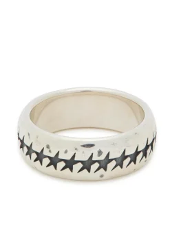 Icon sterling silver-plated ring