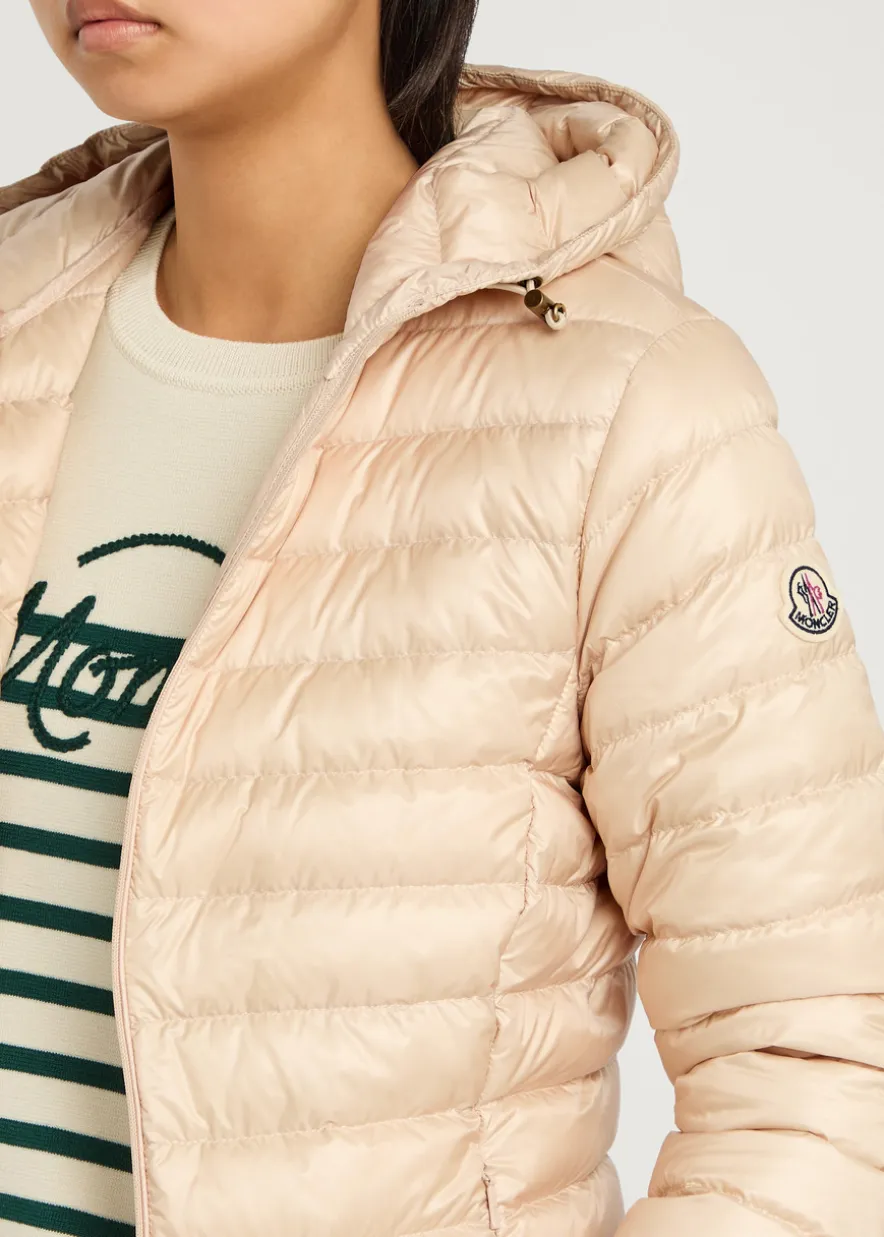 Igelhood padded hooded nylon jacket