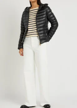 Igelhood padded hooded nylon jacket