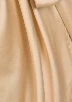 Imara belted wrap-effect silk-blend mini dress
