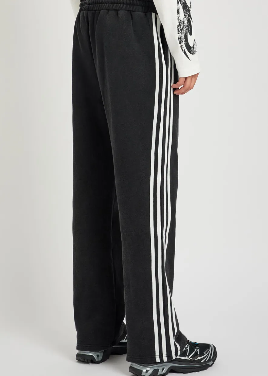 Imperial logo striped cotton sweatpants