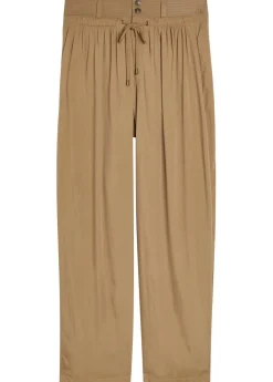 Inaya drawstring woven trousers
