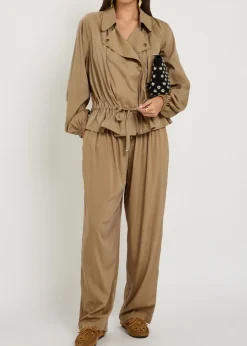 Inaya drawstring woven trousers