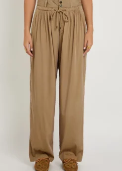 Inaya drawstring woven trousers