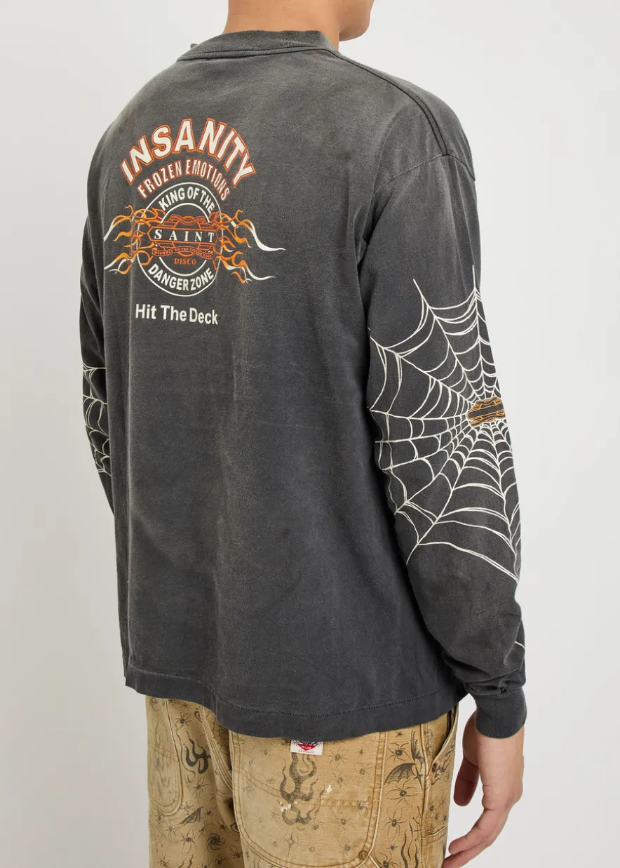 Insanity printed cotton top