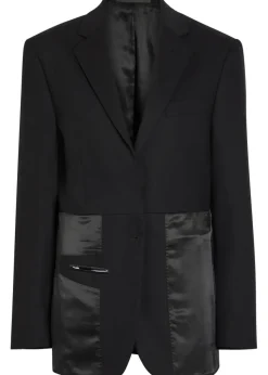 Inside Out paneled wool blazer