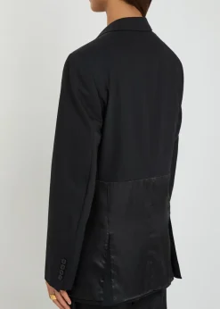 Inside Out paneled wool blazer