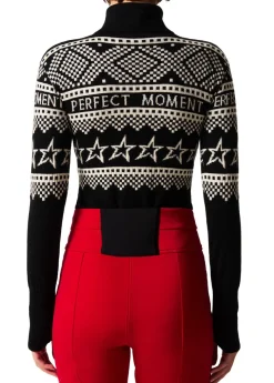 Intarsia-knit merino wool bodysuit