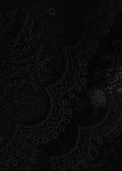 Intrigue embroidered tulle thong