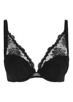 Intrigue tulle padded underwired bra