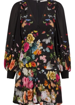 Irene Empire Waist printed woven mini dress