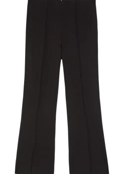 Irina cropped flared-leg trousers
