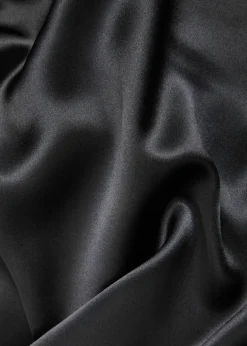 Isaak silk midi slip skirt