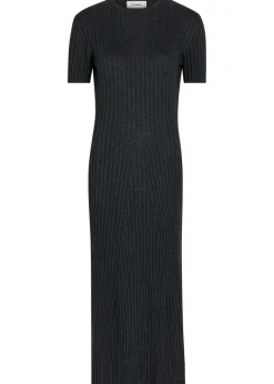 Isabela ribbed cotton and cashmere-blend midi dress