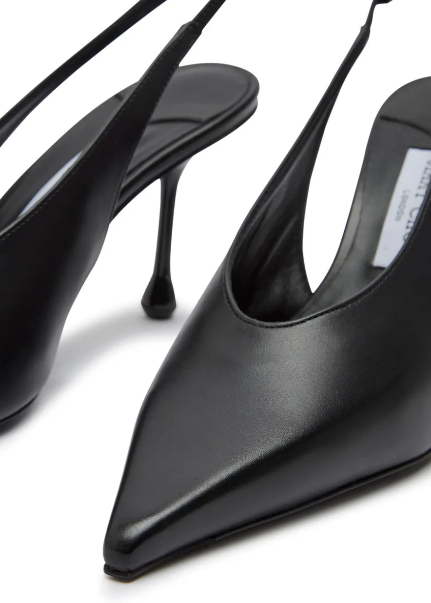 Isa 80 leather slingback pumps