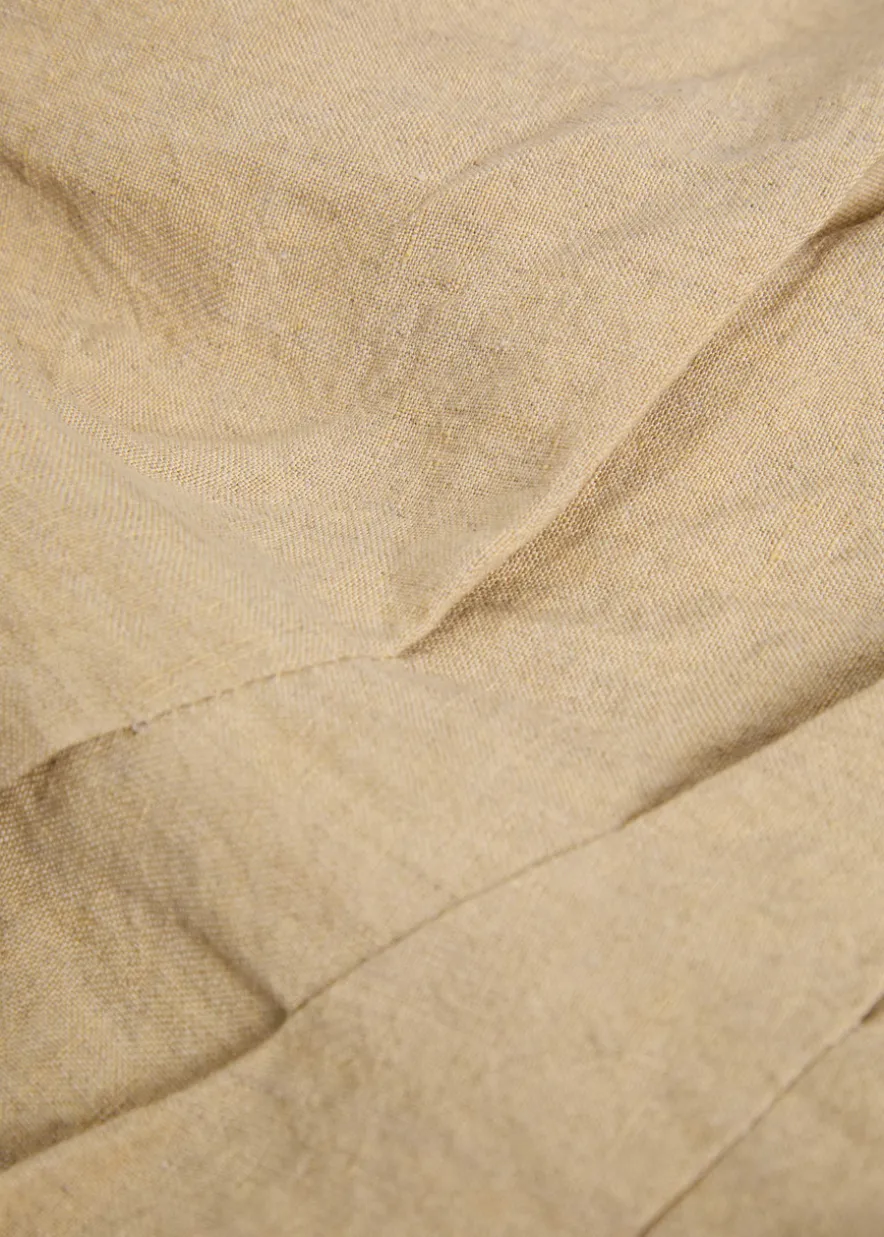 Izel strapless linen top