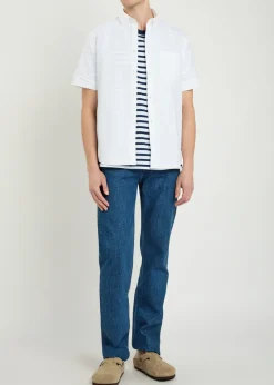 Jack logo-embroidered cotton shirt
