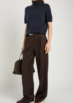 Jackson roll-neck cashmere top