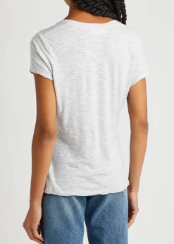 Jacksonville slubbed cotton-blend T-shirt