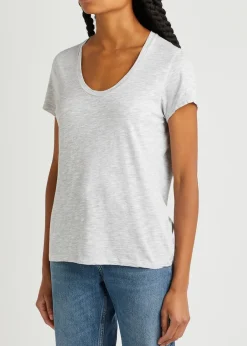 Jacksonville slubbed cotton-blend T-shirt