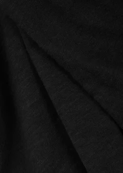 Jacksonville slubbed cotton-blend top
