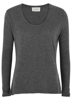 Jacksonville slubbed cotton-blend top