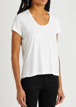 Jacksonville slubbed cotton-blend T-shirt