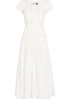 Jaclyn broderie anglaise cotton midi dress