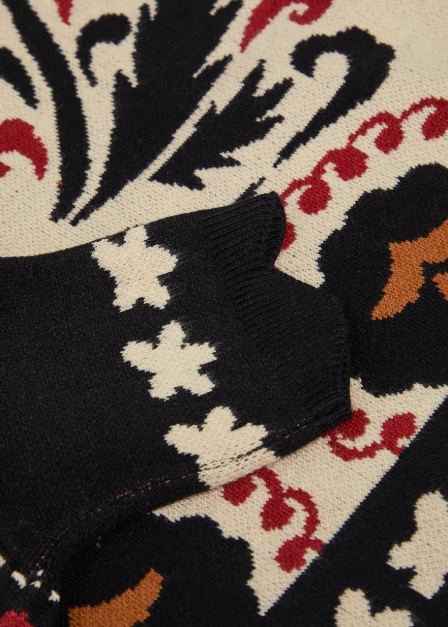 Jacquard knit jumper