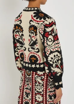 Jacquard knit jumper