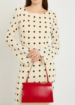 Jacquemus glossed leather shoulder bag