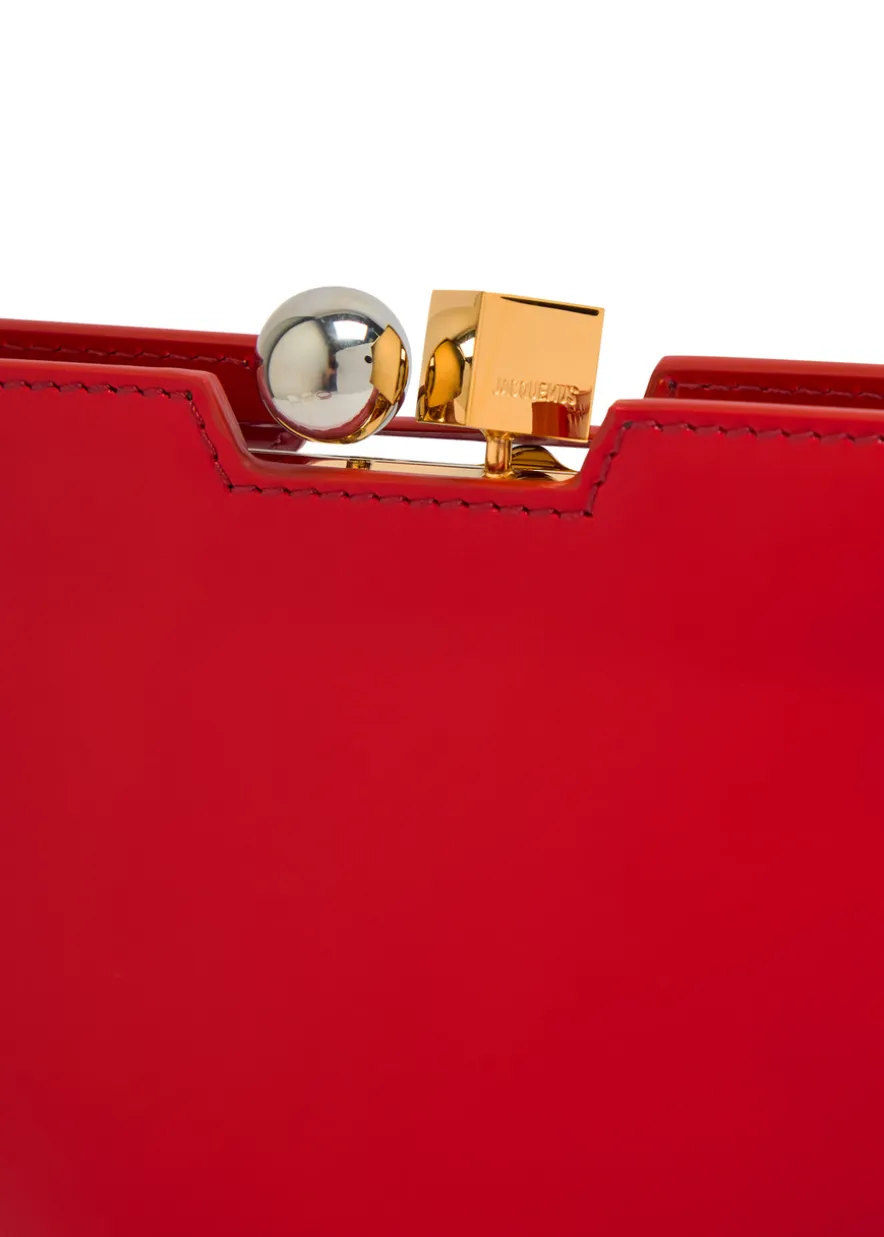 Jacquemus glossed leather shoulder bag