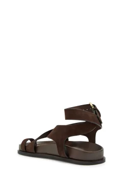 Jalen cross-over suede sandals