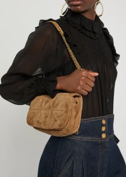 Jamie 4.3 mini suede shoulder bag