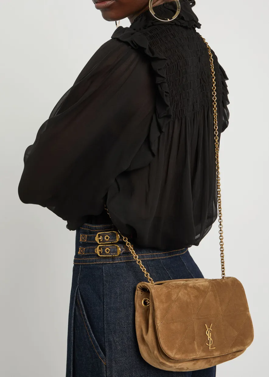 Jamie 4.3 mini suede shoulder bag
