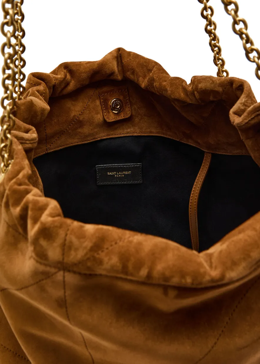 Jamie Pochon large suede shoulder bag