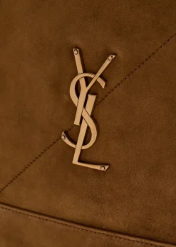 Jamie Pochon large suede shoulder bag