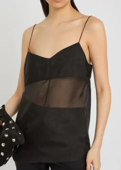 Jane silk organza top