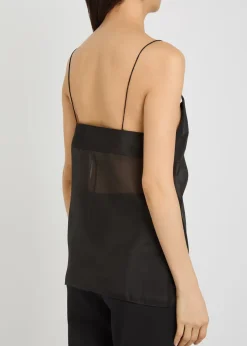 Jane silk organza top