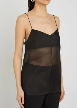 Jane silk organza top