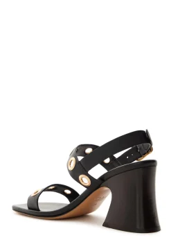 Janis 80 eyelet-embellished leather sandals