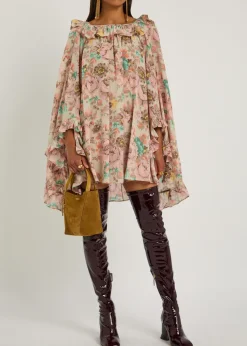 Janis glossed-leather over-the-knee boots