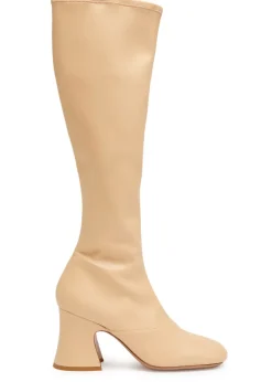 Janis leather knee-high boots