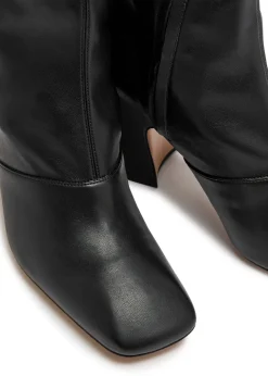 Janis leather over-the-knee boots