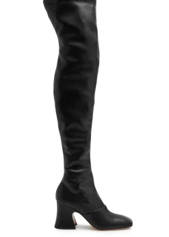 Janis leather over-the-knee boots