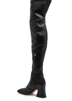 Janis leather over-the-knee boots