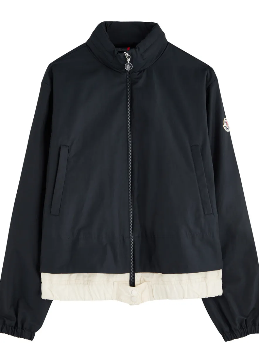 Janze hooded cotton-blend jacket