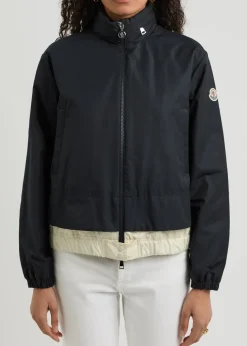 Janze hooded cotton-blend jacket