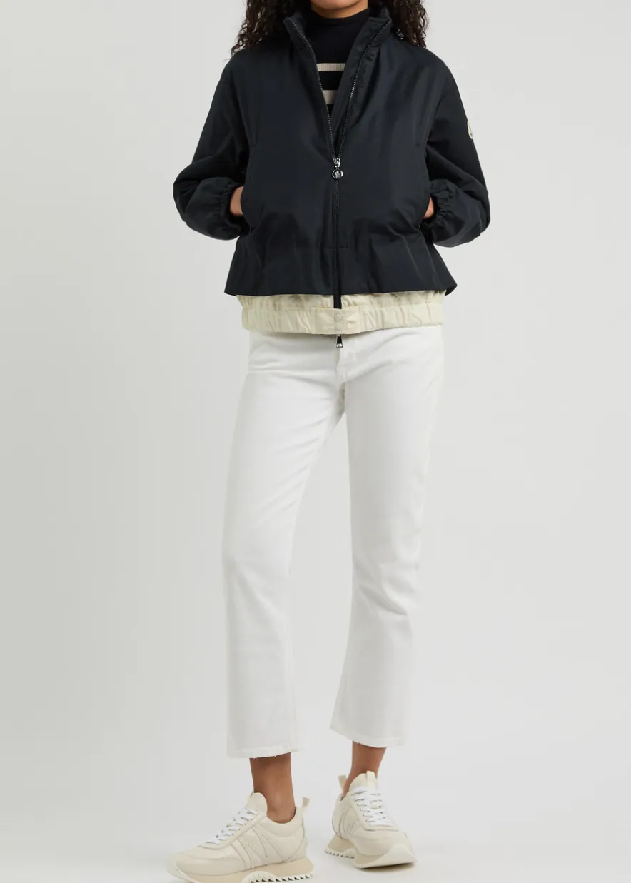 Janze hooded cotton-blend jacket